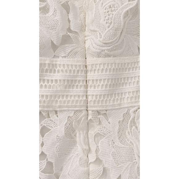 Women's Adelyn Rae White Lace Dress M - Picture 14 of 16